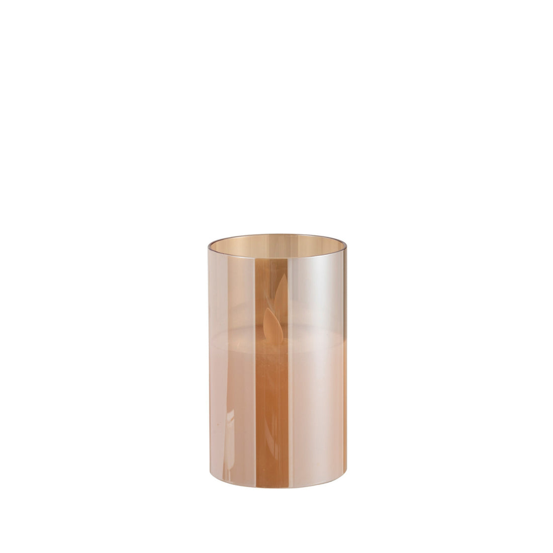 Ledlamp Blinkend Glas Goud Small