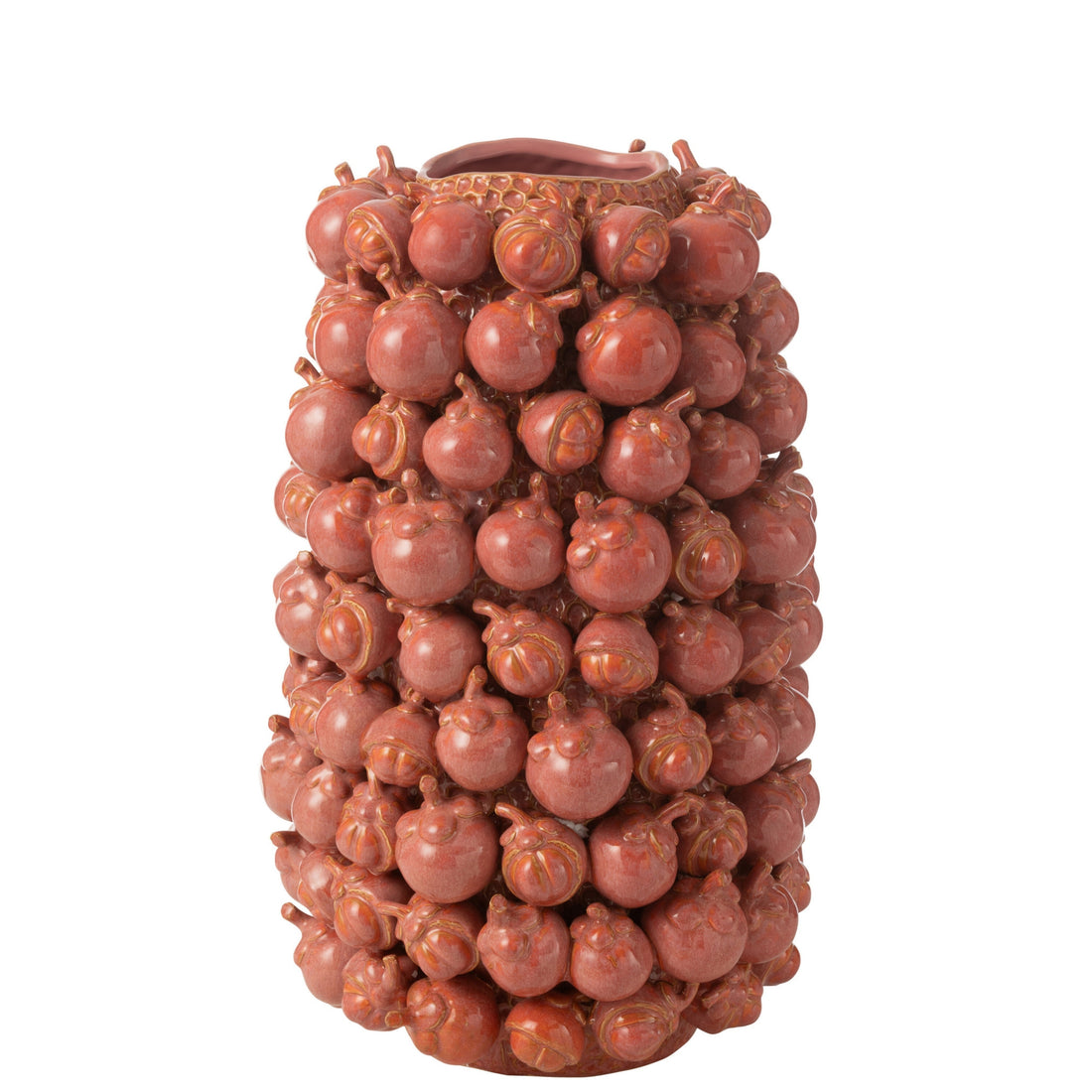 Vaas Botanica Klei Koper Roze Large L32,5cmxB30,5xH49cm J-Line