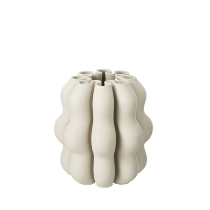 Vaas Naos Keramiek Beige Small Dia 23cmxH25cm J-Line