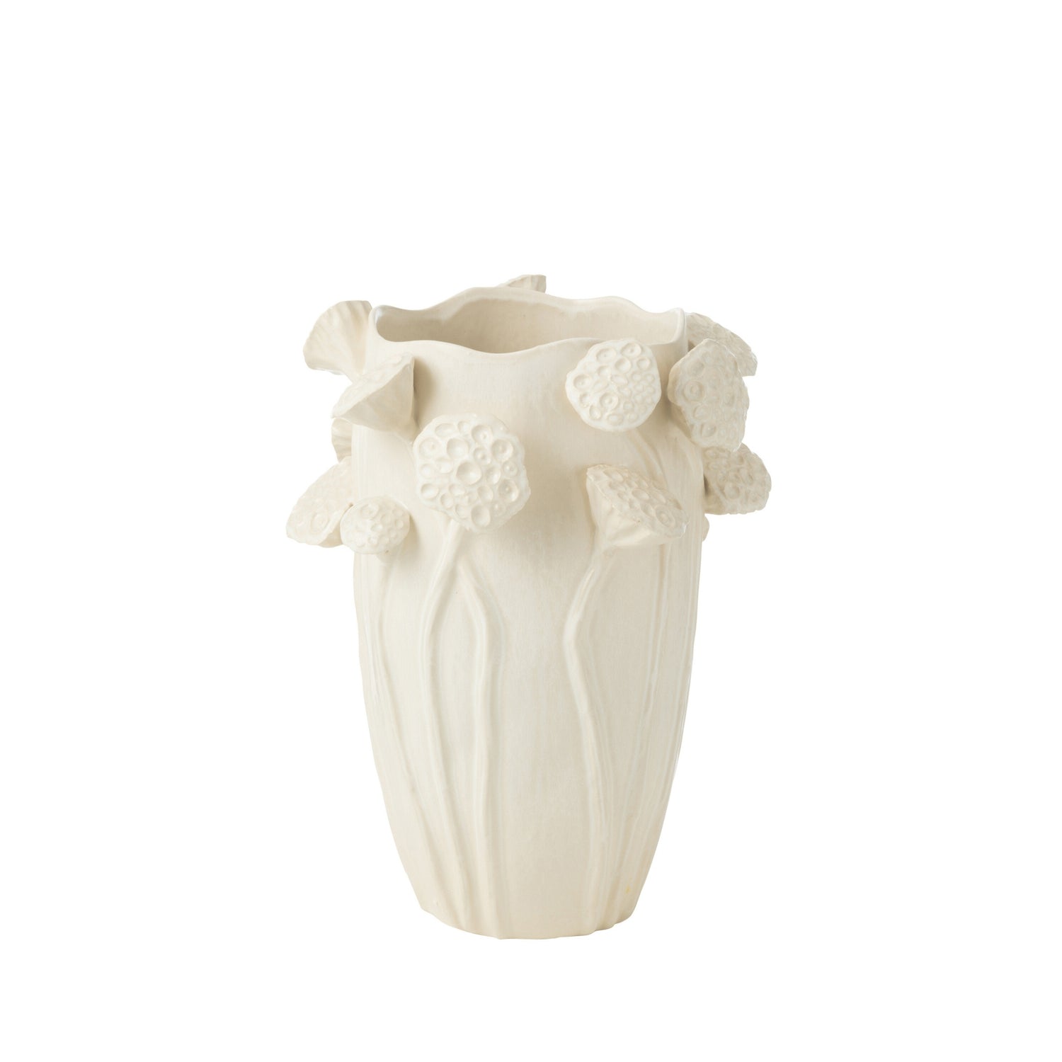 Vaas Botanica Lotus Klei Beige Small