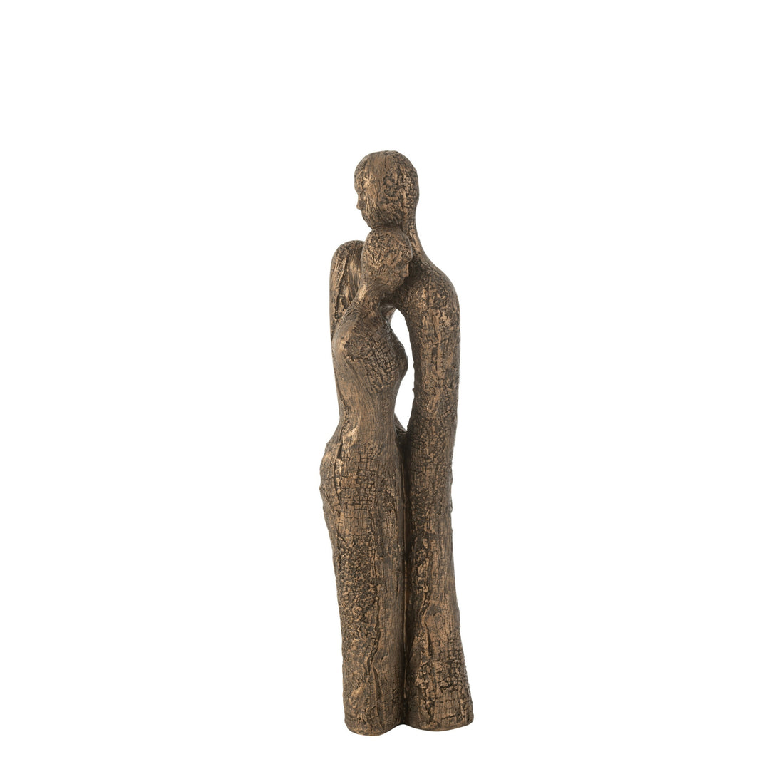 Knuffel Koppel Modern Resine Bruin/Goud J-Line