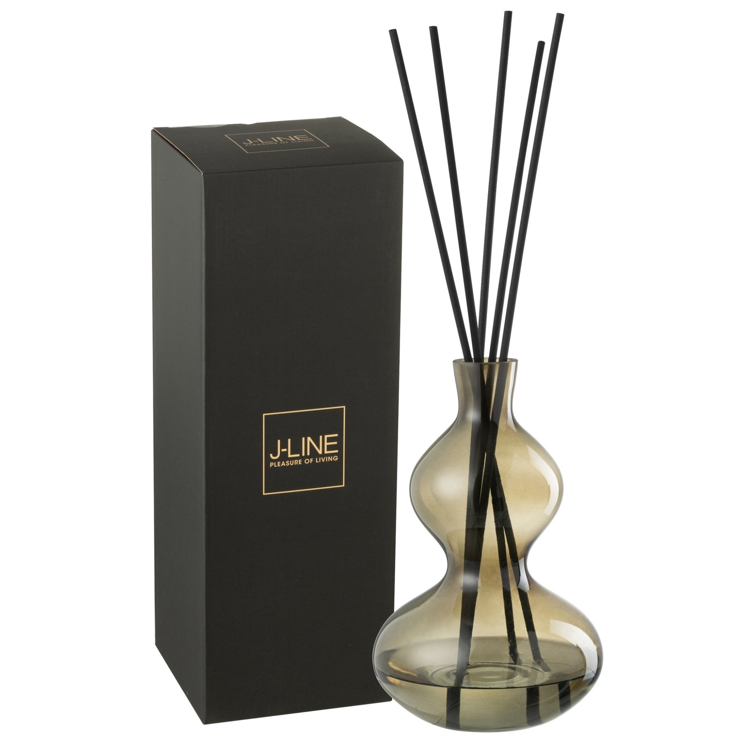 Geurolie Olive&amp;Frank Incense Glas Groen Large 1000ml J-Line