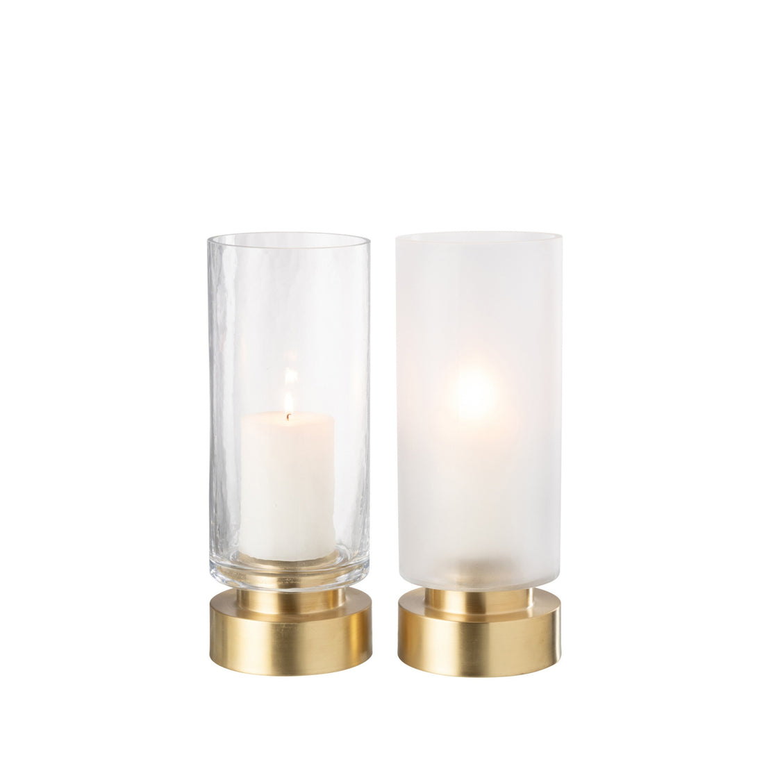 Kandelaar Pia Half Goud Medium Set van 2