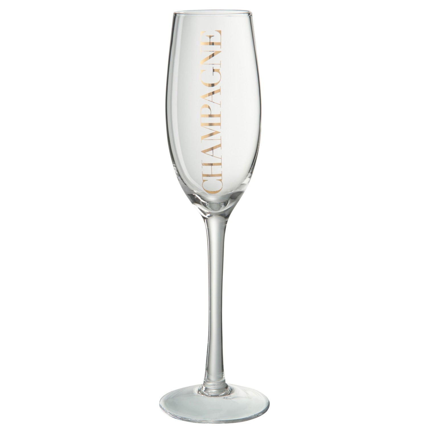 Champagneglas Transparant/Goud