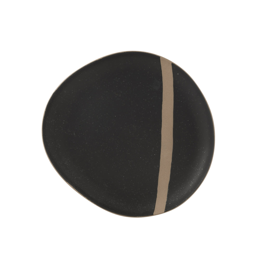 Bord Keramiek Zwart/Taupe Large J-Line