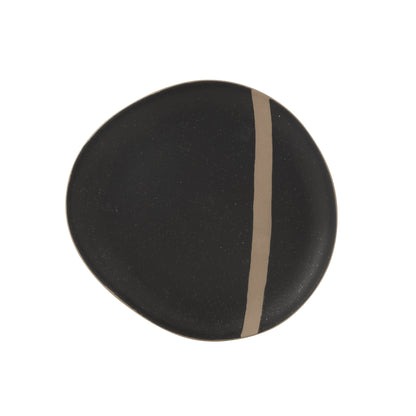 Bord Keramiek Zwart/Taupe Large J-Line