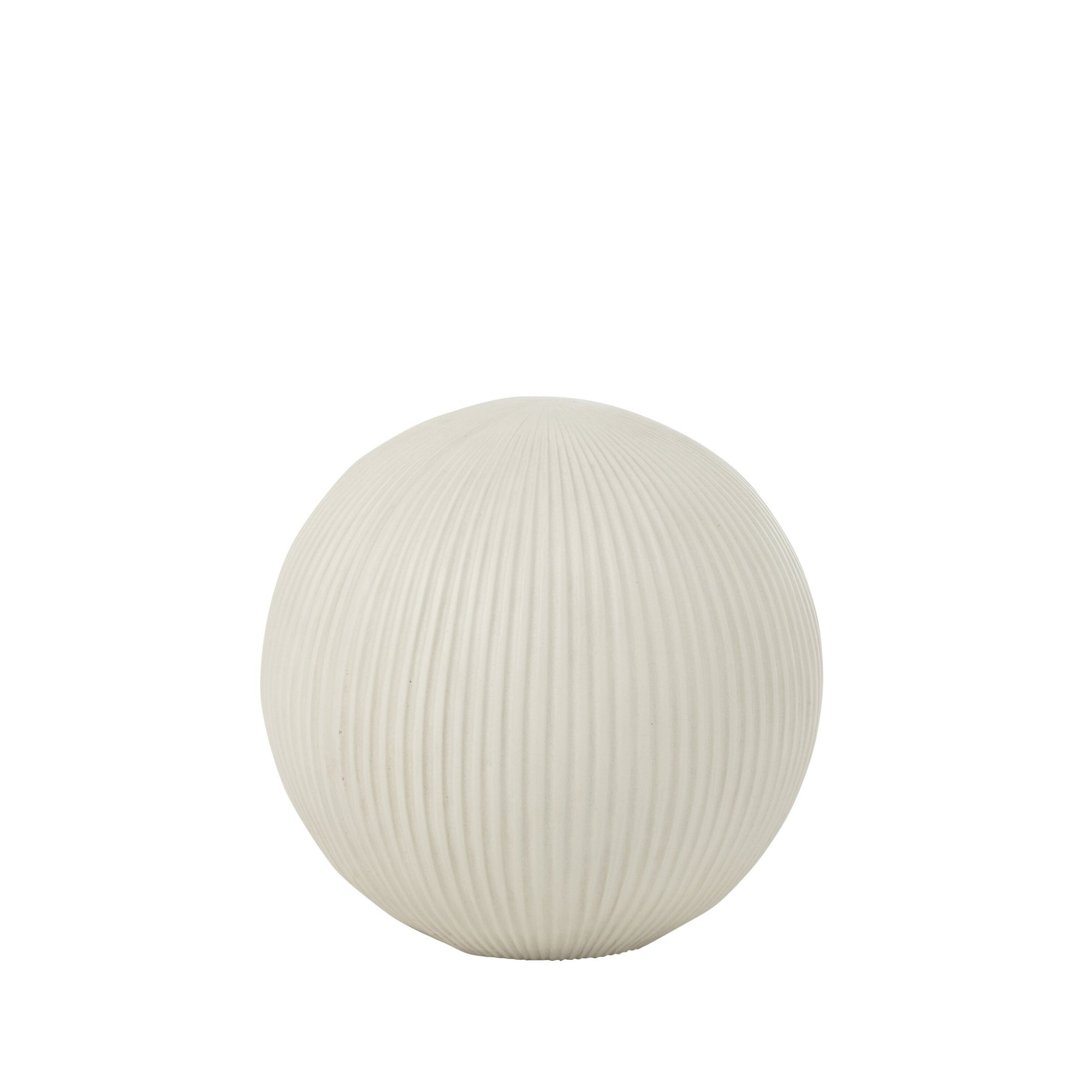 Bal Deco Klei Wit Medium 31.5x31.5x29.5cm