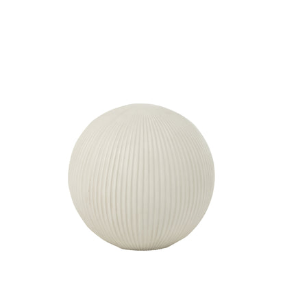 Bal Deco Klei Wit Medium 31.5x31.5x29.5cm