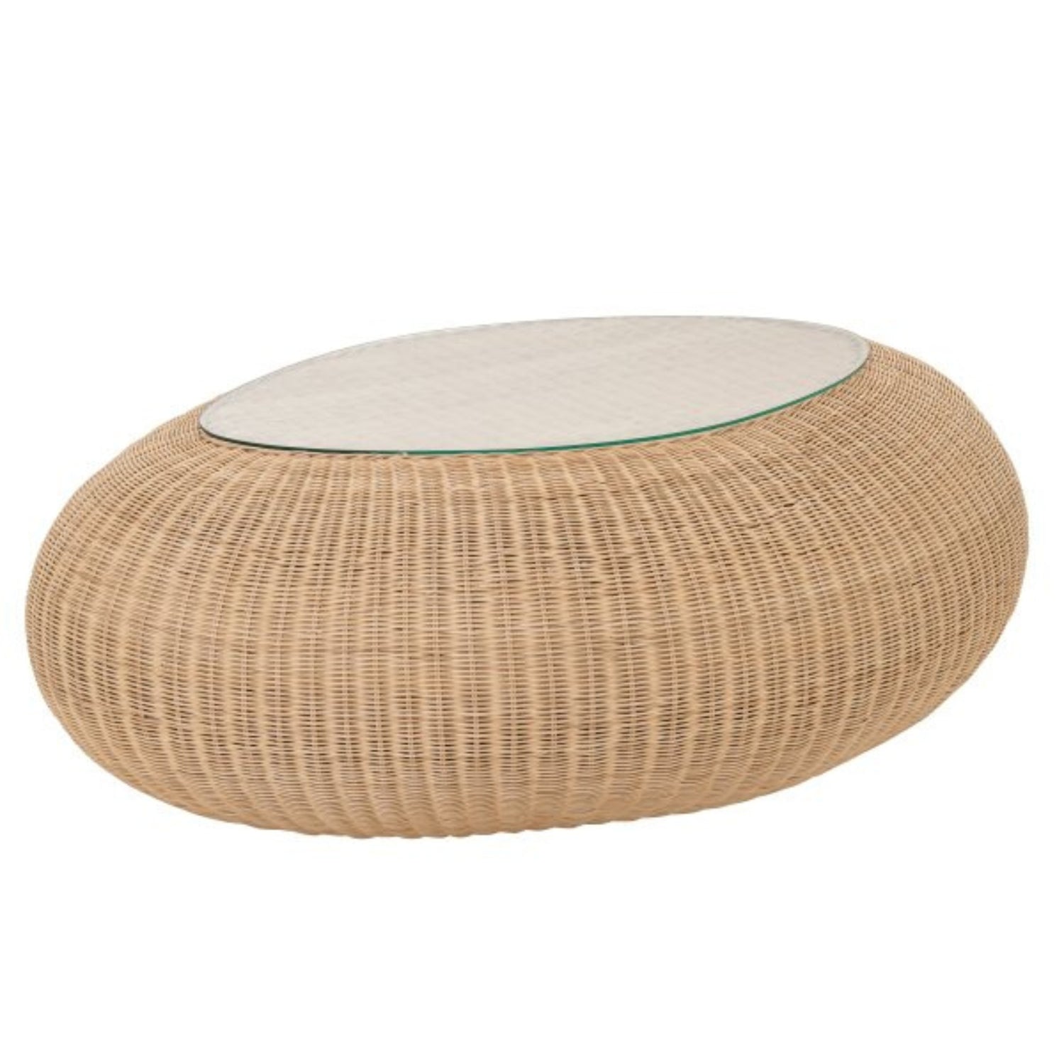 Salontafel Ovaal Rotan Naturel J-Line