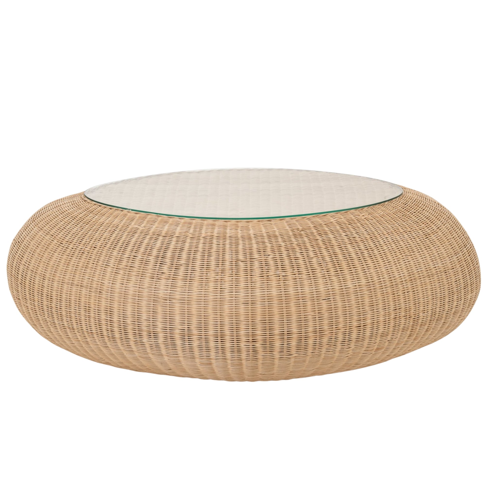 Salontafel Ovaal Rotan Naturel J-Line