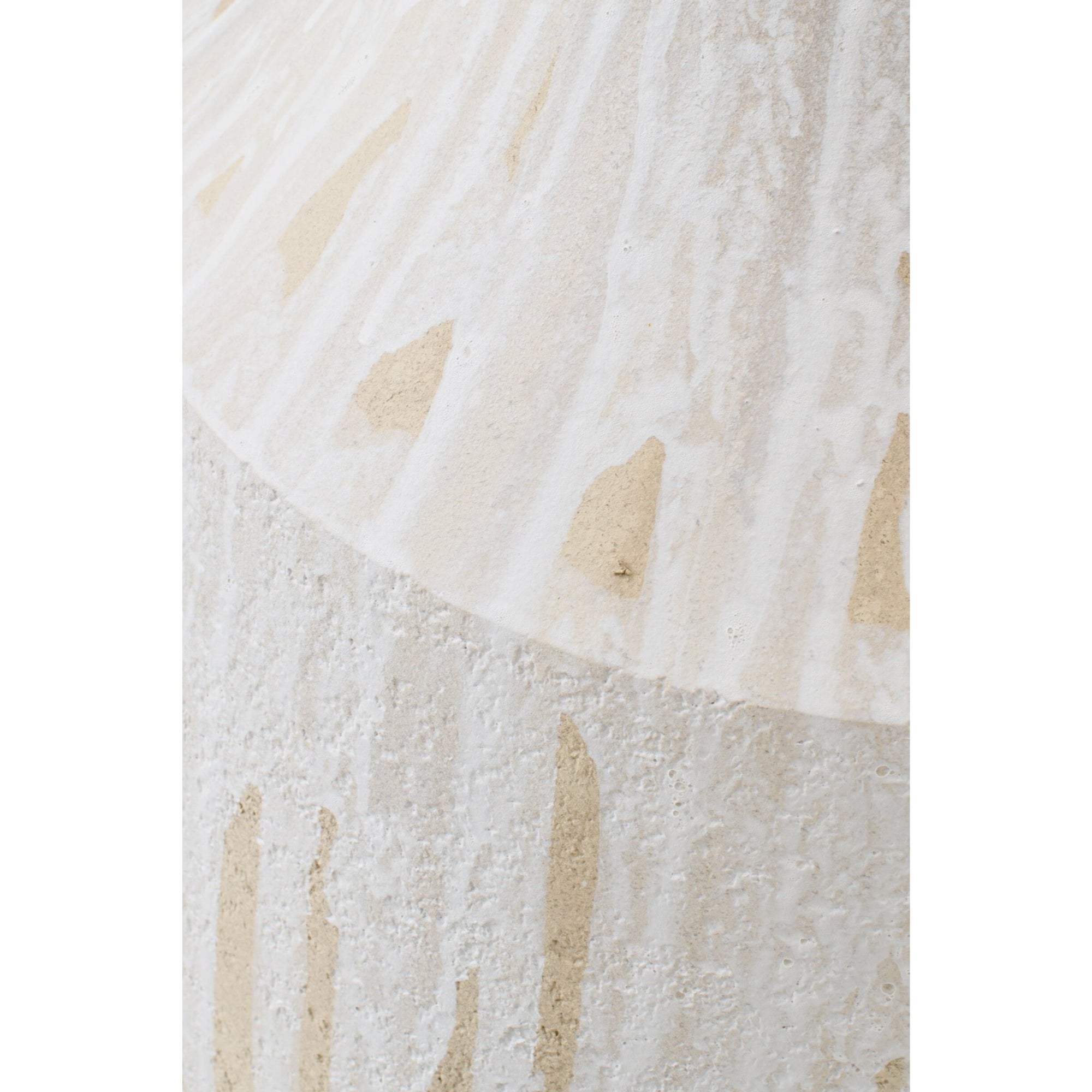 Vloervaas Keramiek Wit/Lichtbeige Large J-Line