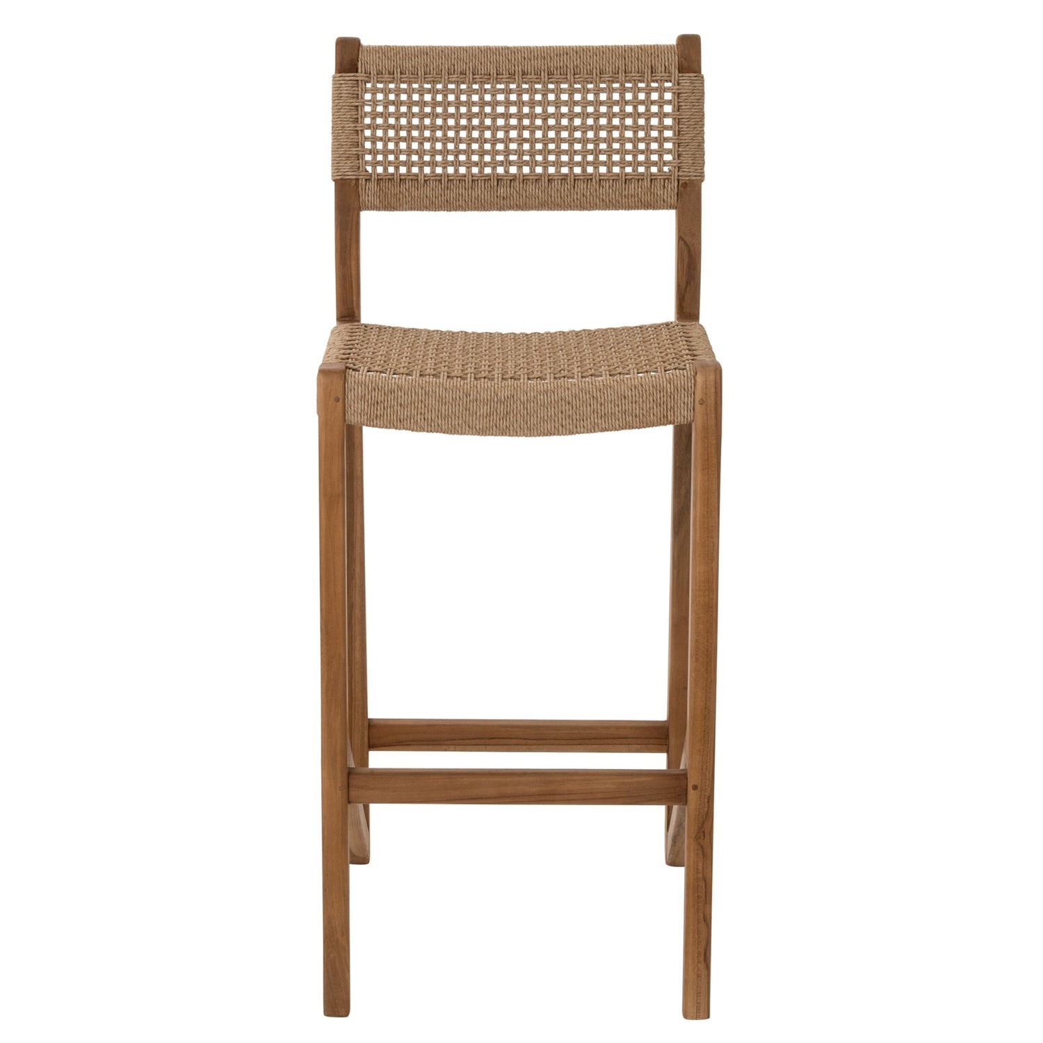 Outdoor Barstoel Taghazout Teak Hout Naturel J-Line