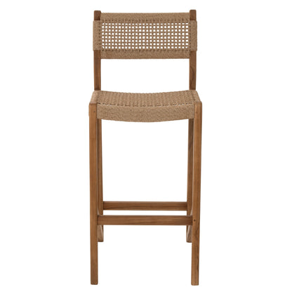 Outdoor Barstoel Taghazout Teak Hout Naturel J-Line