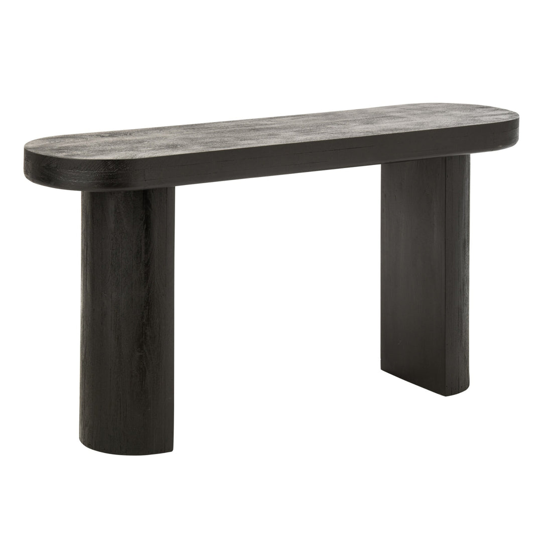 Console Mangohout Zwart/Naturel J-Line