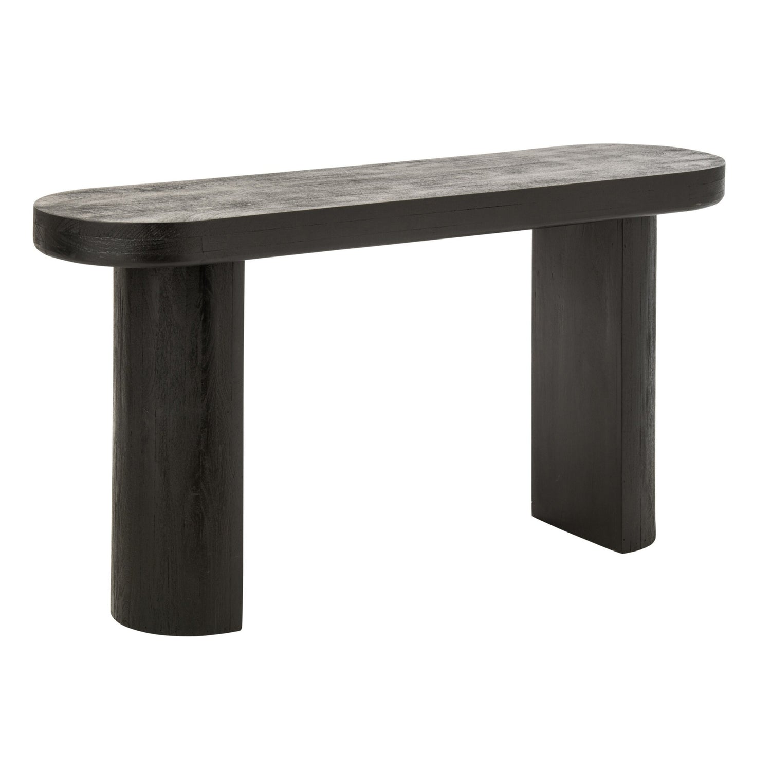 Console Mangohout Zwart/Naturel J-Line
