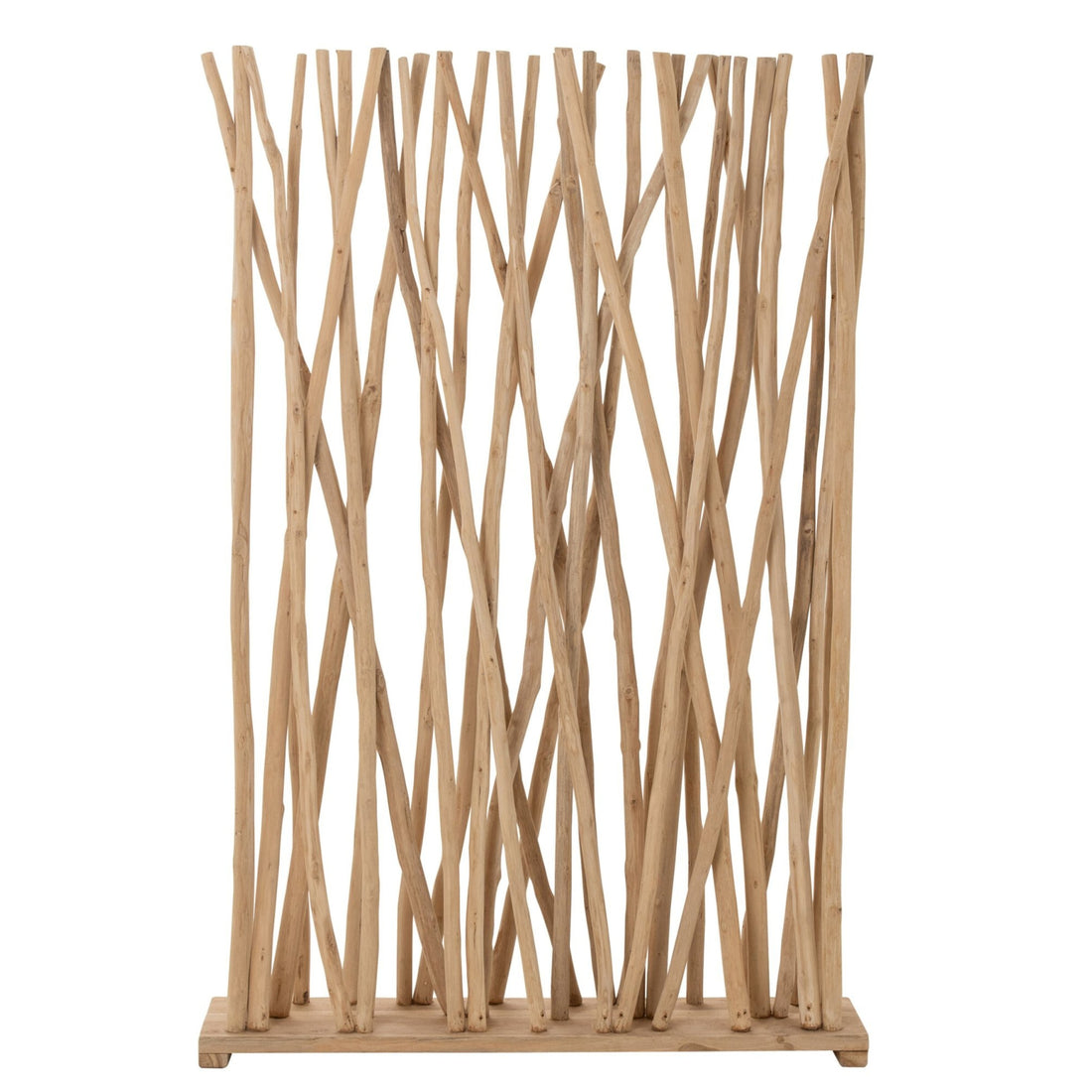 Kamerscherm Teak Hout Naturel J-Line