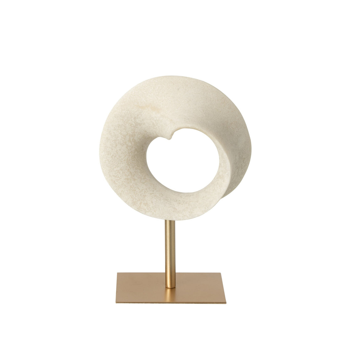 Abstracte Decoratie Hars Wit/Goud Small J-Line