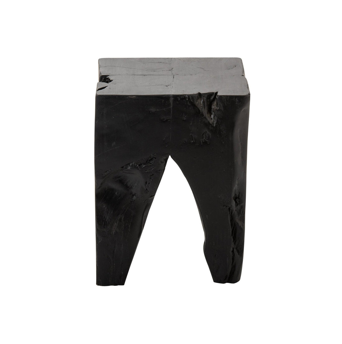 Kruk Teak Hout Zwart J-Line