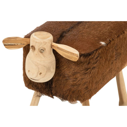 Kruk Schaap Leer Bruin/Naturel J-Line