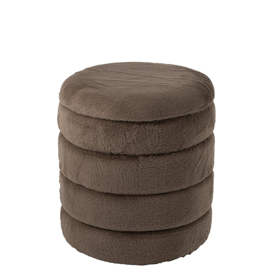Poef + Deksel Mdf Taupe J-Line