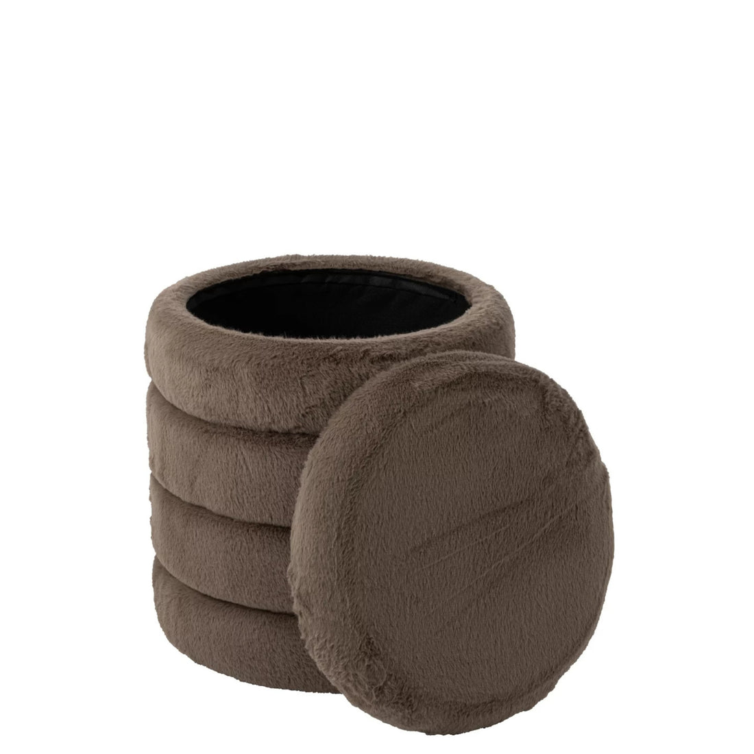 Poef + Deksel Mdf Taupe J-Line