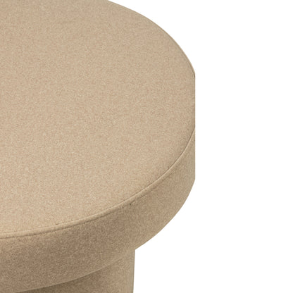 Poef Poten Multiplex/Stof Lichtbeige Large J-Line
