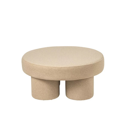 Poef Poten Multiplex/Stof Lichtbeige Large J-Line