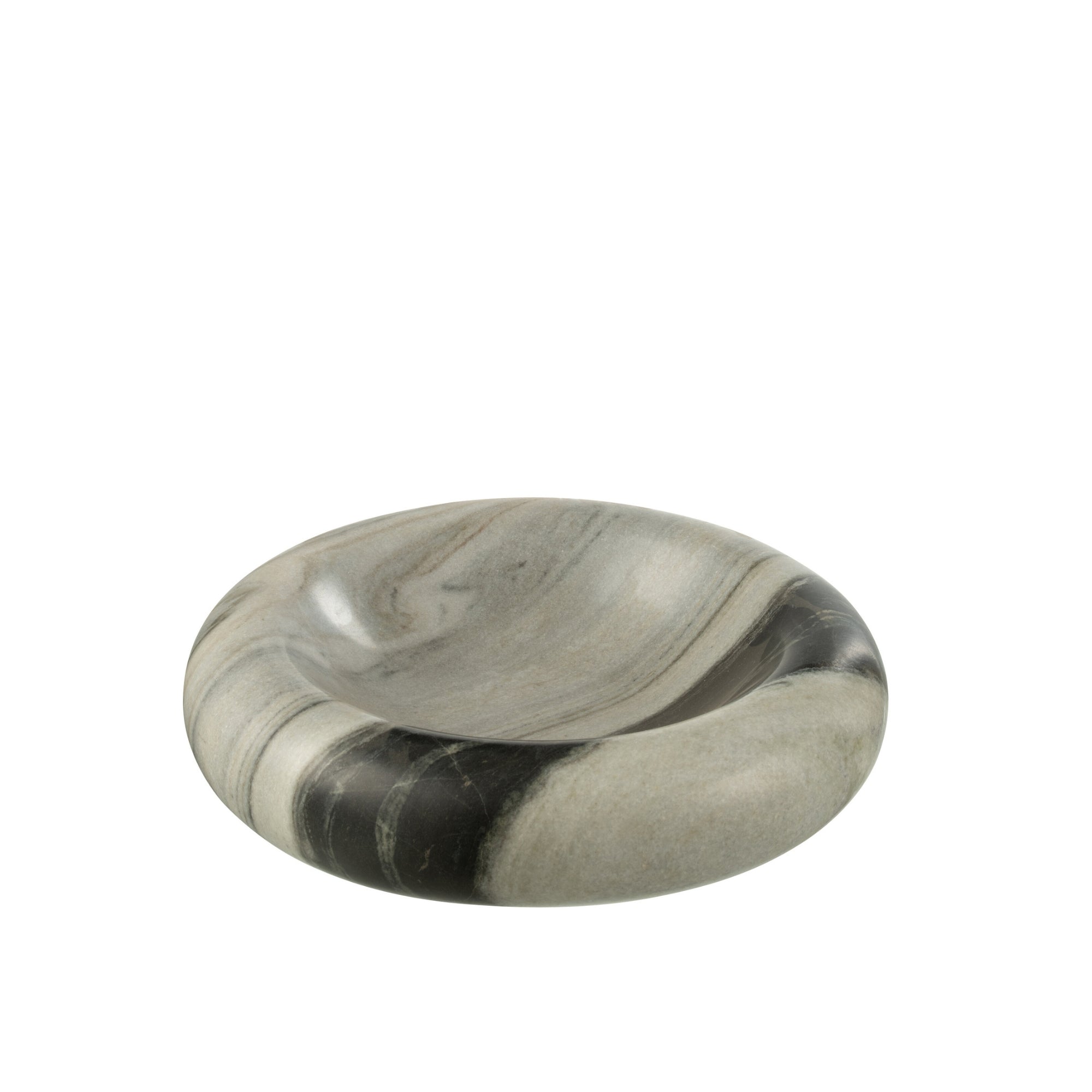 Schaal Marmer Zwart/Lichtgrijs Medium J-Line