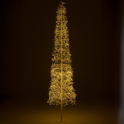 Kerstboom Led Warm Witte Lichten Ijzer Wit Extra Large H240cm J-Line