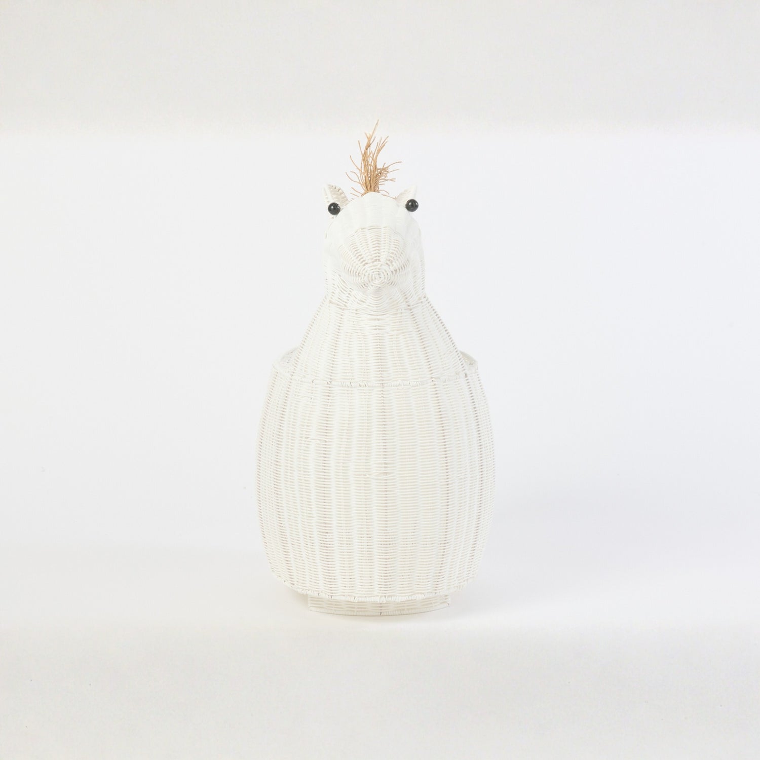 Mand Paard Kunststof Wit J-Line