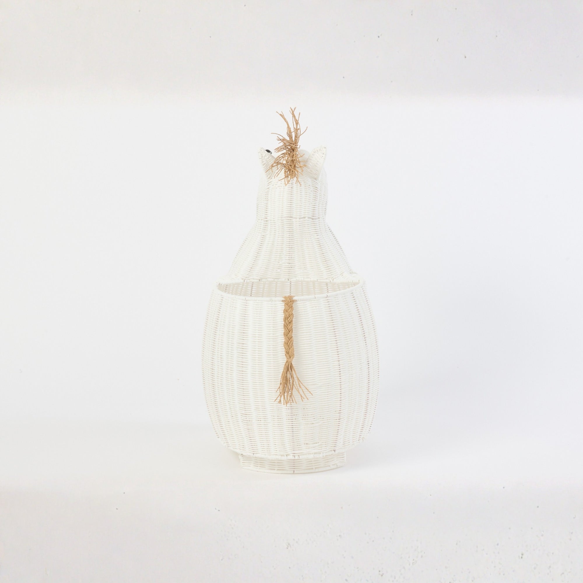 Mand Paard Kunststof Wit J-Line