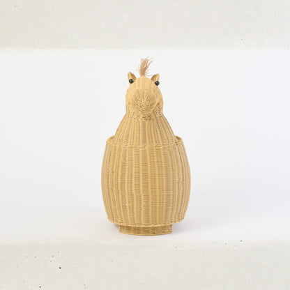 Mand Paard Kunststof Naturel J-Line