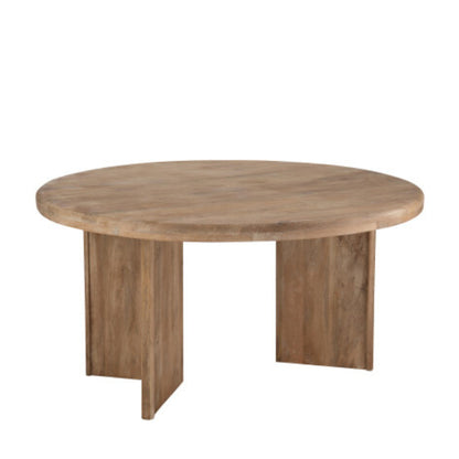 Eettafel Mangohout Naturel Dia 250cm J-Line