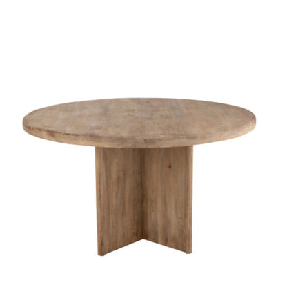 Eettafel Mangohout Naturel Dia 250cm J-Line
