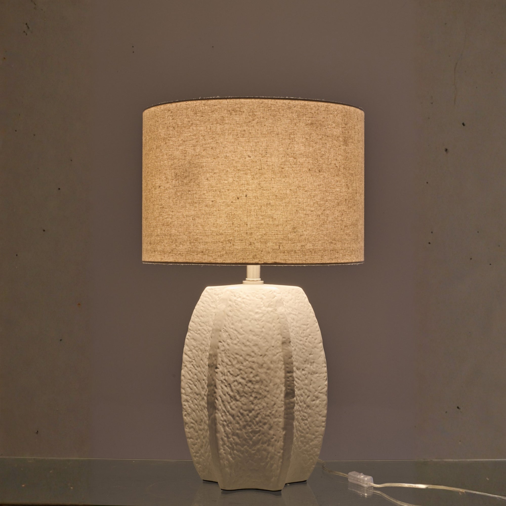 Tafellamp Keramiek Wit