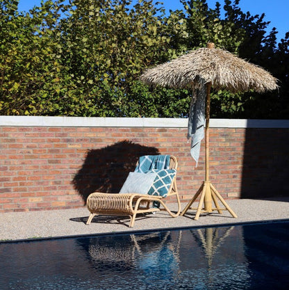 Parasol Fidji Mendong Gras Naturel Pomax