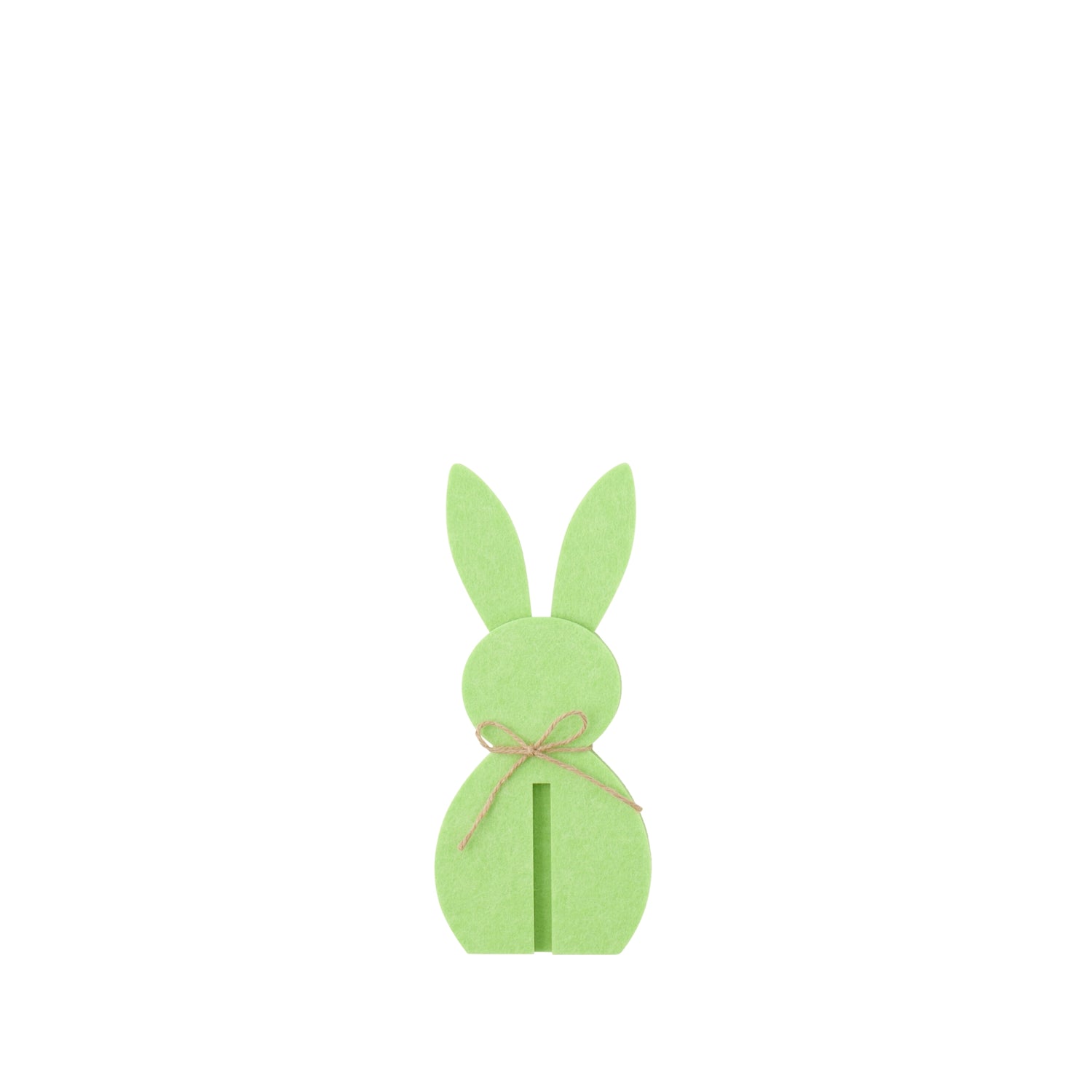 Paasdecoratie Groen Konijn Vilt Set van 3 J-Line