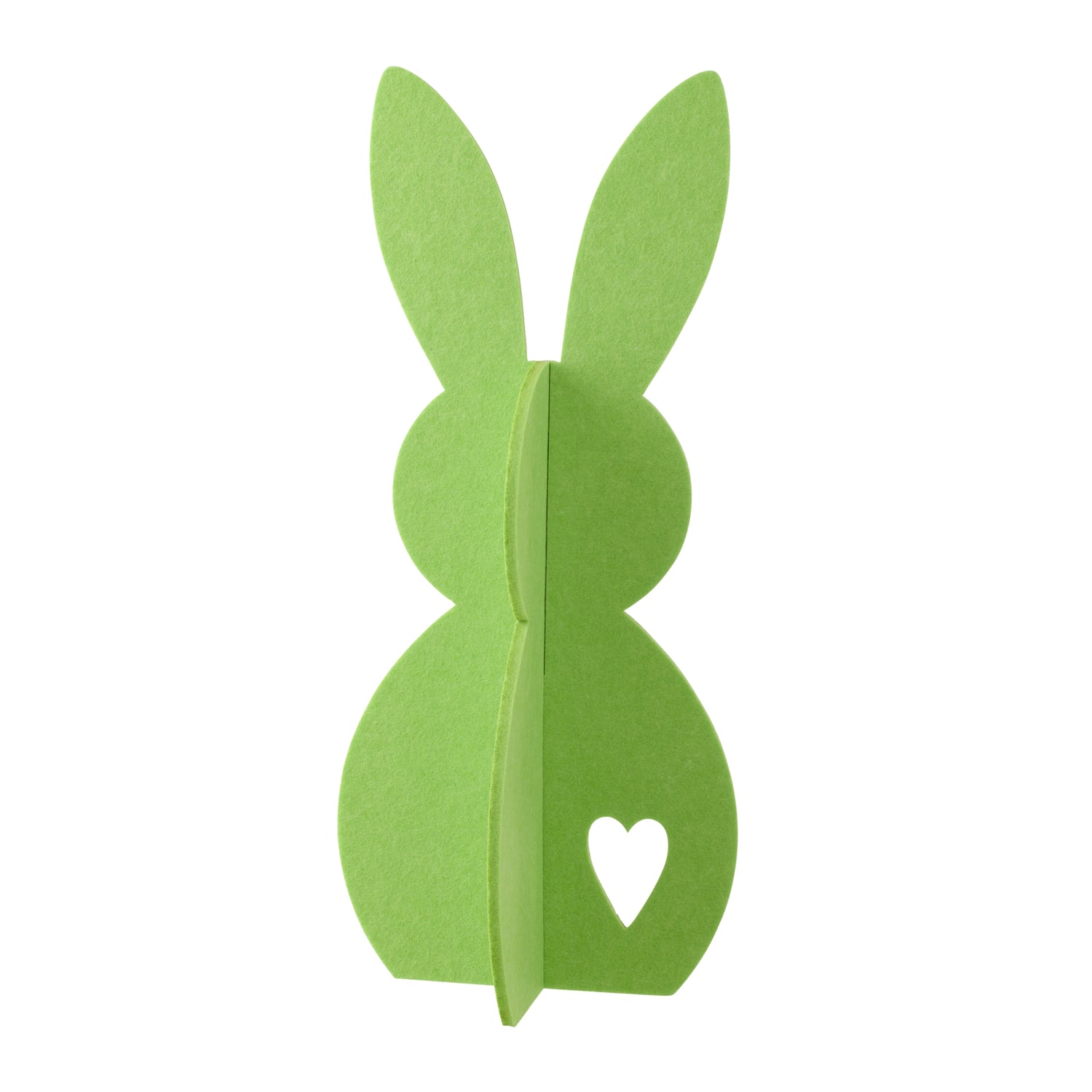 Paasdecoratie Groen Konijn Vilt Set van 3 J-Line