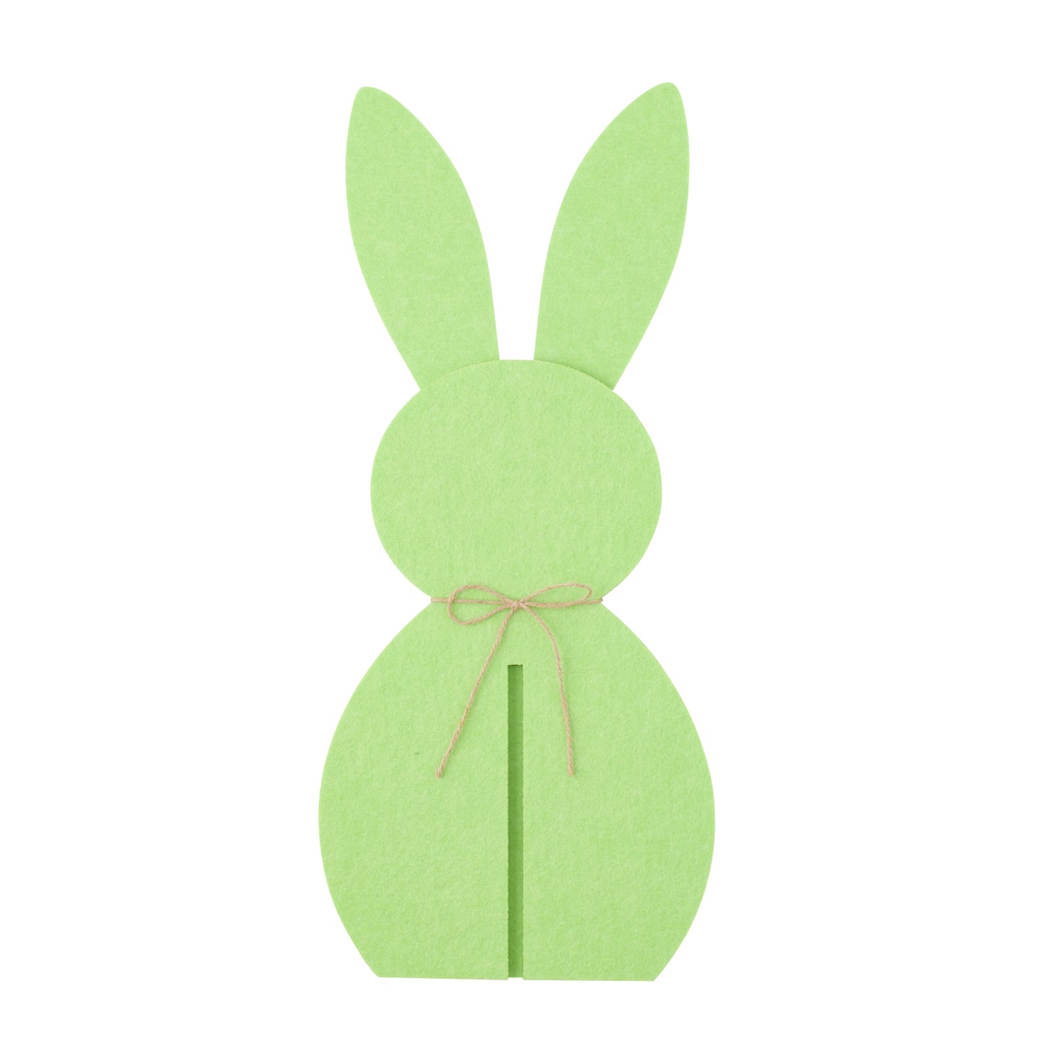 Paasdecoratie Groen Konijn Vilt Set van 3 J-Line