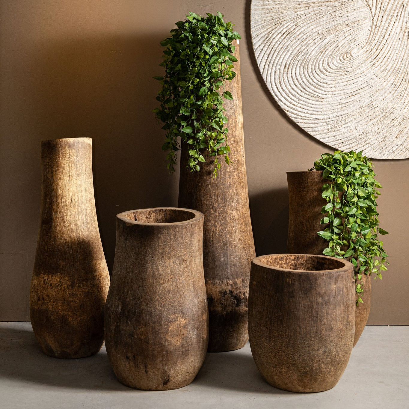 Palmhouten Potten Jamez Luxe PTMD