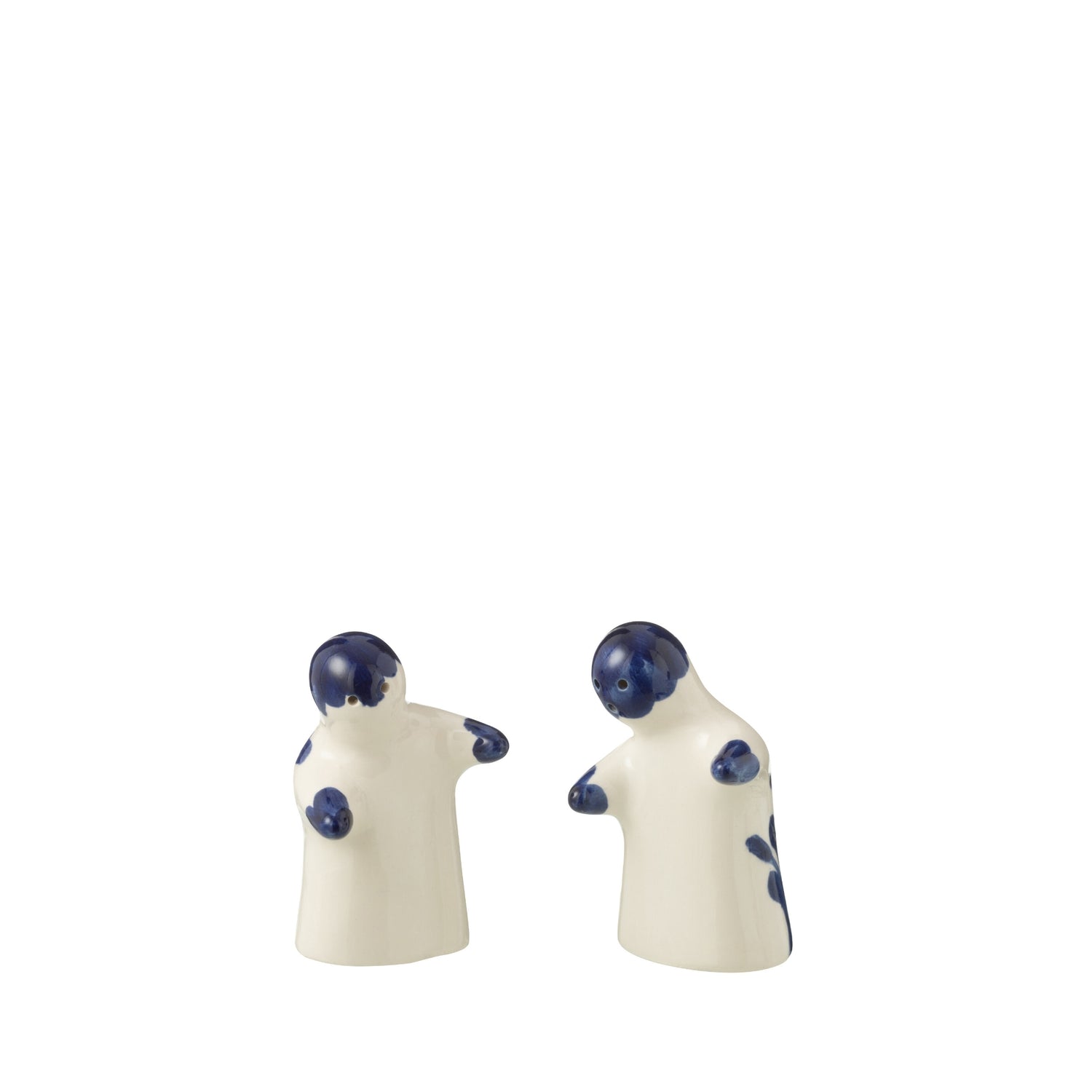 Peper &amp; Zout Stelletje Granada Motief Cobalt Blauw/Wit Keramiek J-Line