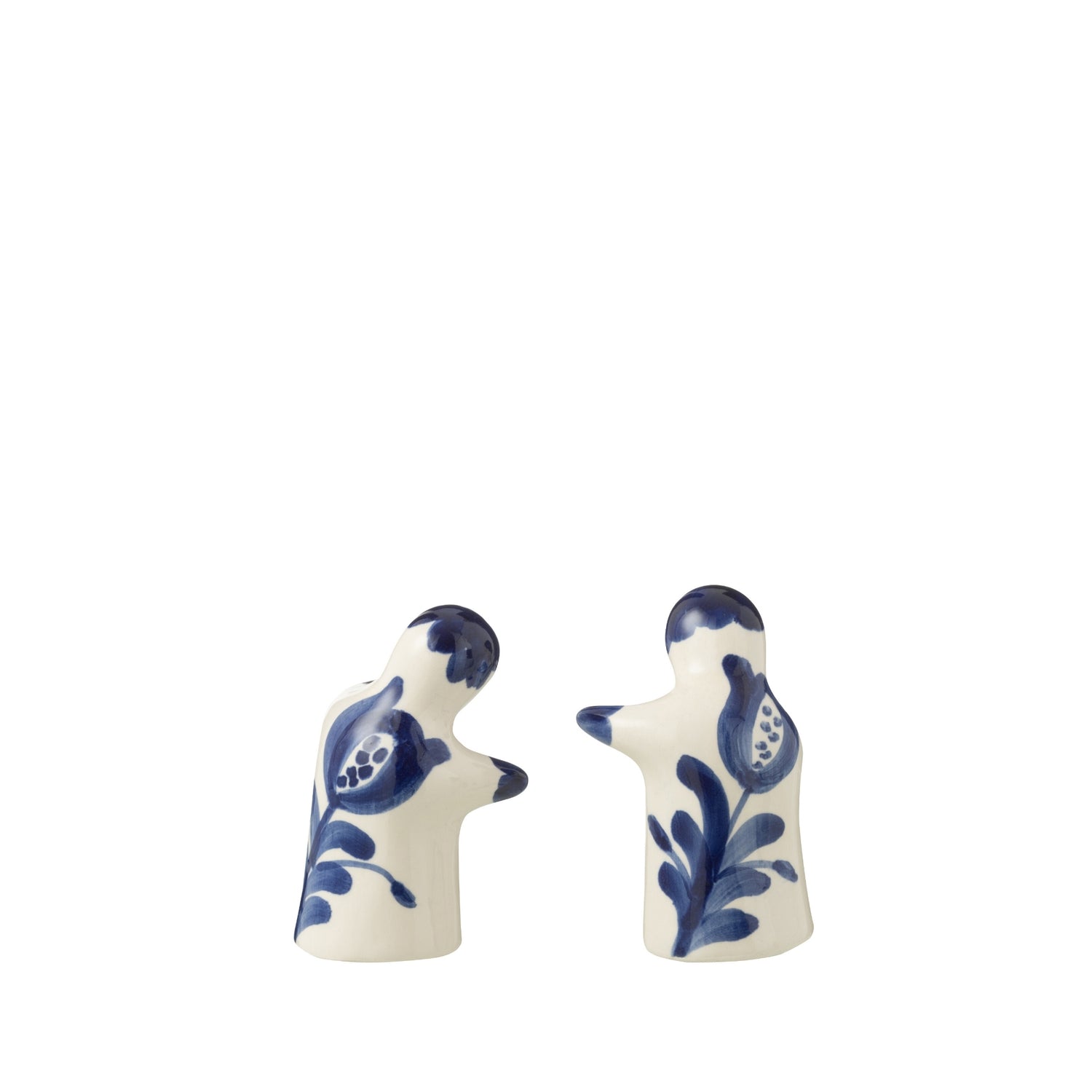 Peper &amp; Zout Stelletje Granada Motief Cobalt Blauw/Wit Keramiek J-Line