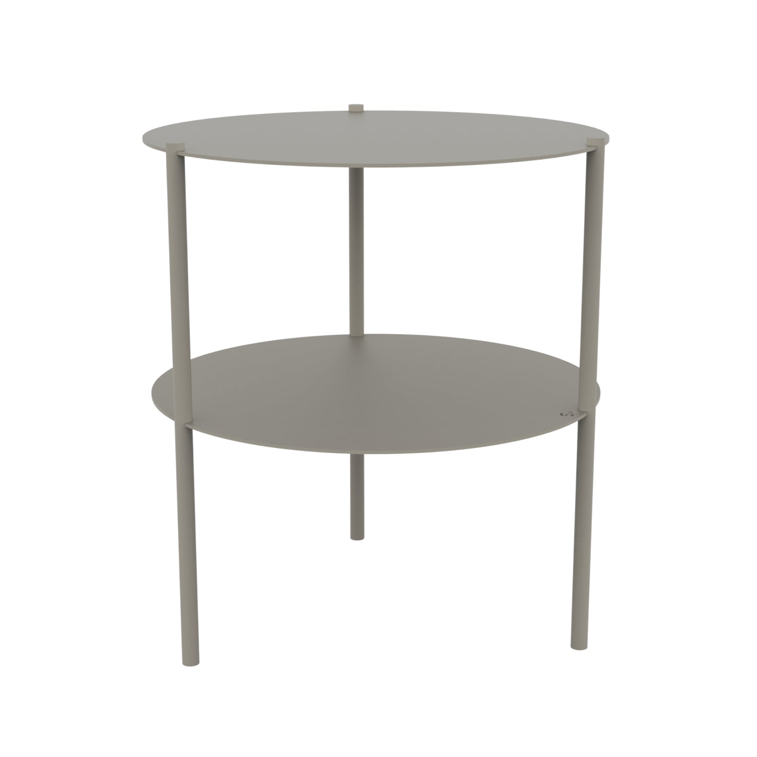 Dualux Koffietafel Zijde Grijs Staal Steelful