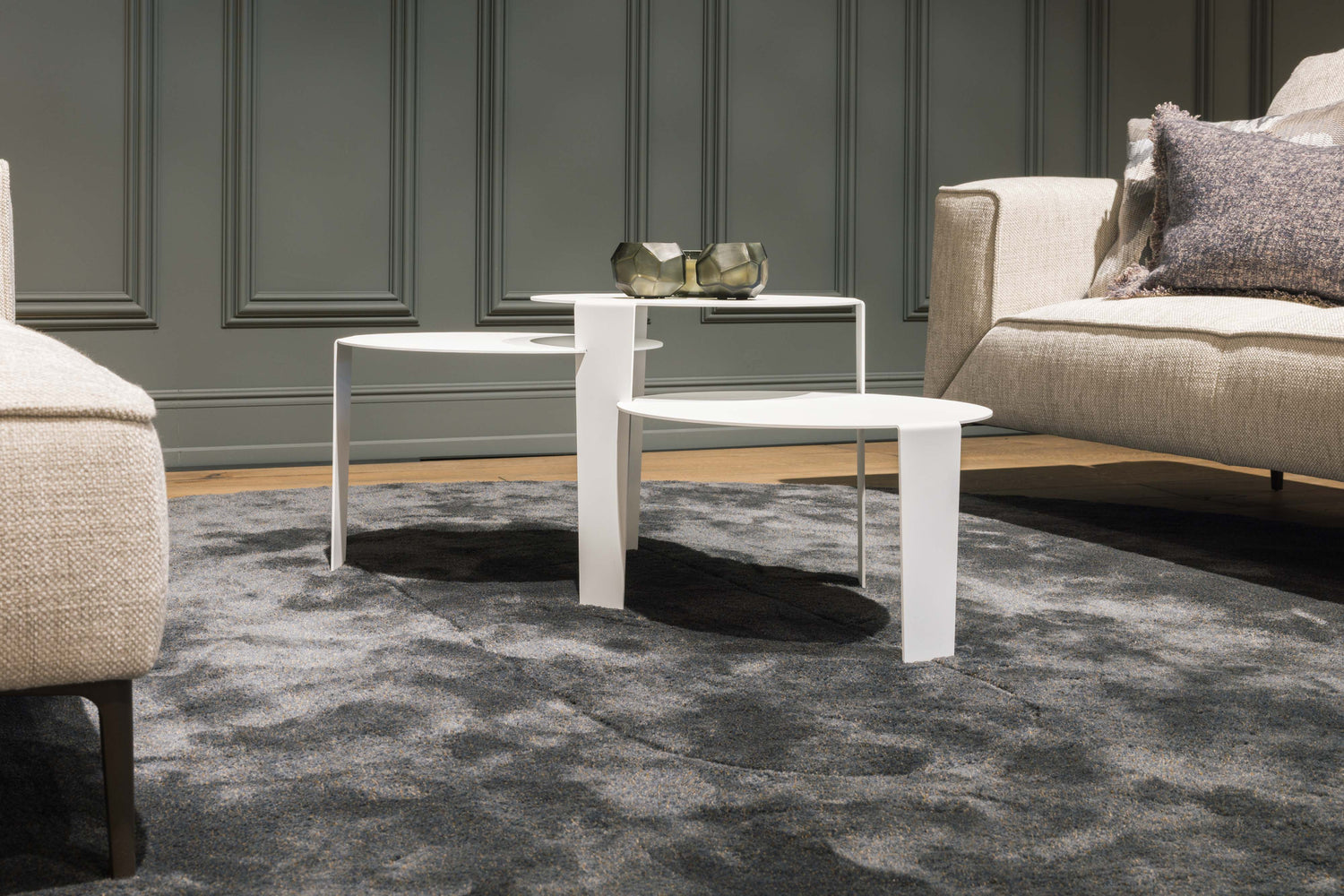 Cascado Salontafel Wit Staal Steelful