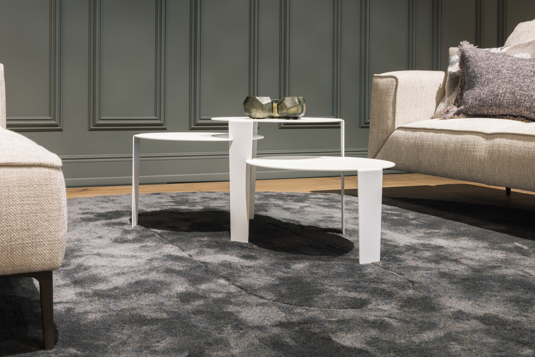 Cascado Salontafel Wit Staal Steelful