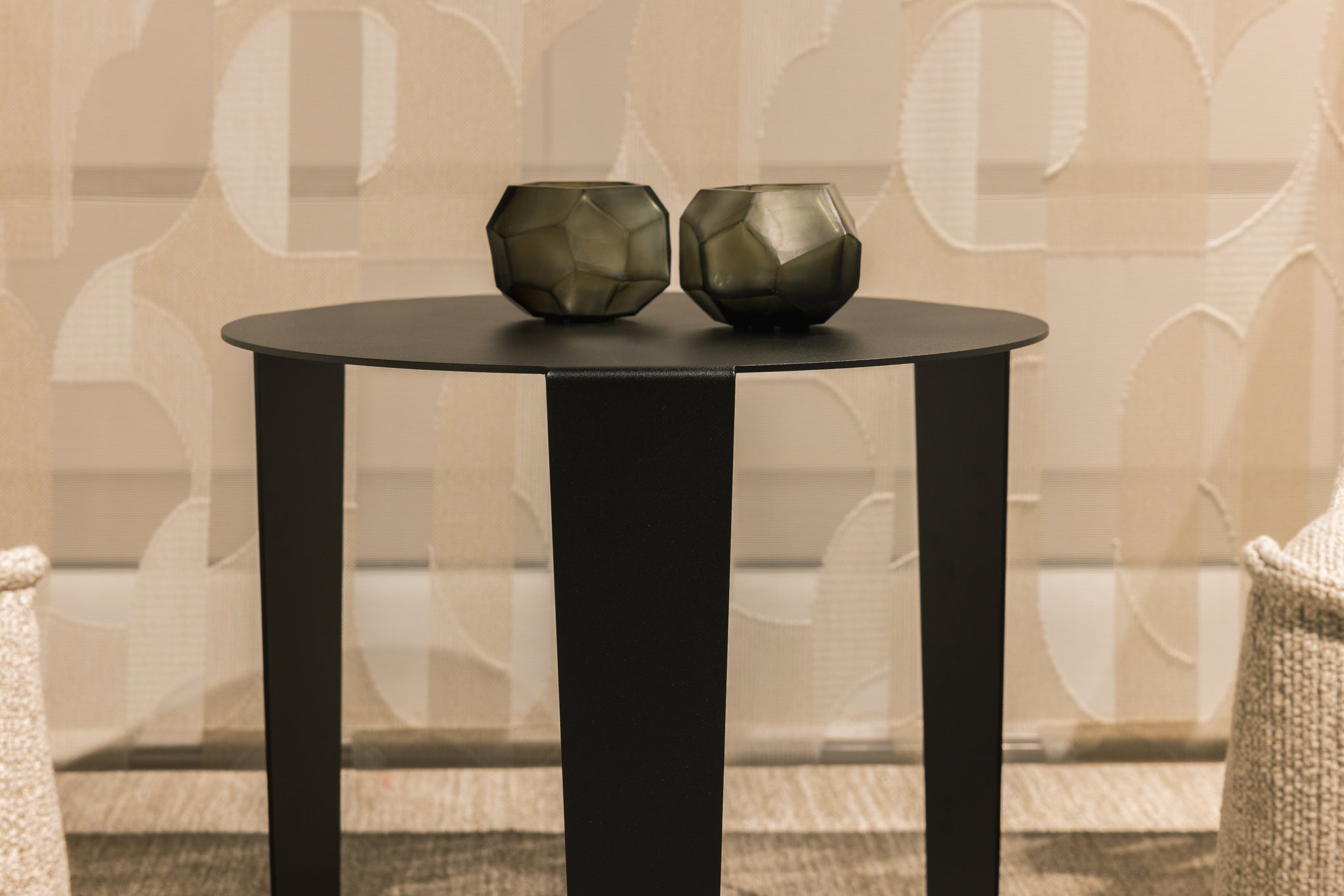 Cascado Bijzettafel Zwart Staal Steelful