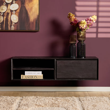 Zwevend TV-meubel Ambiance Mangohout Naturel 120cm Starfurn