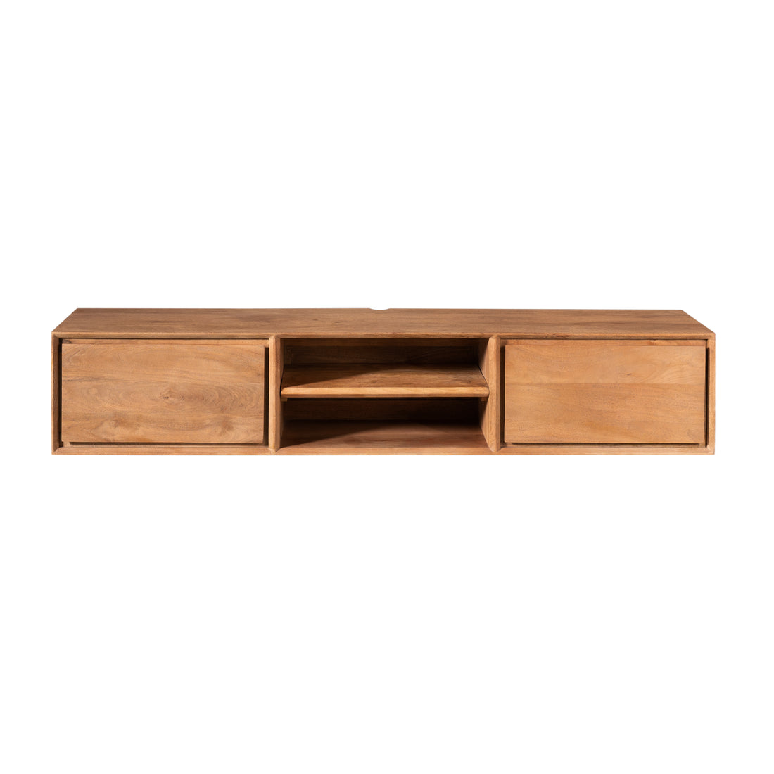 Zwevend TV-meubel Ambiance Mangohout Naturel 160cm Starfurn
