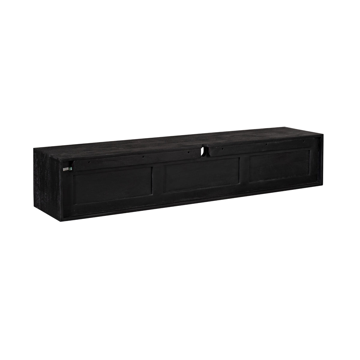 Zwevend TV-meubel Ambiance Mangohout Zwart 160cm Starfurn