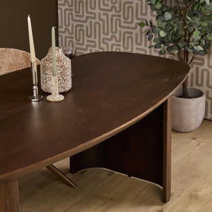 Eettafel Maré Mangohout Bruin 240cm Starfurn